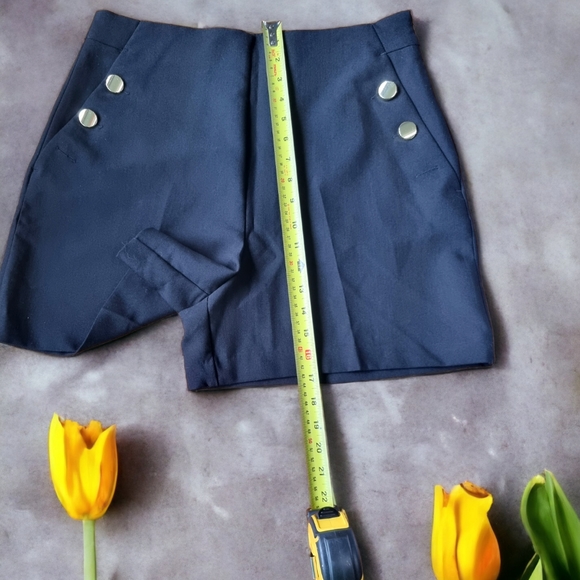 Zara Highwaisted Ladies Shorts New Without Tags - Picture 4 of 9